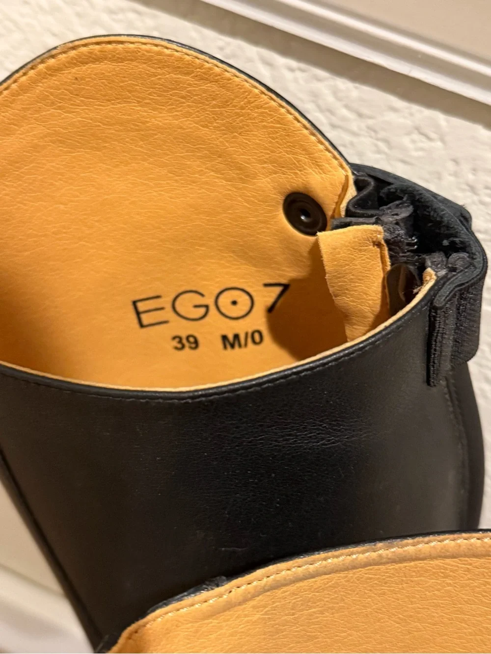 Black Ego7 Orion equestrian riding boots